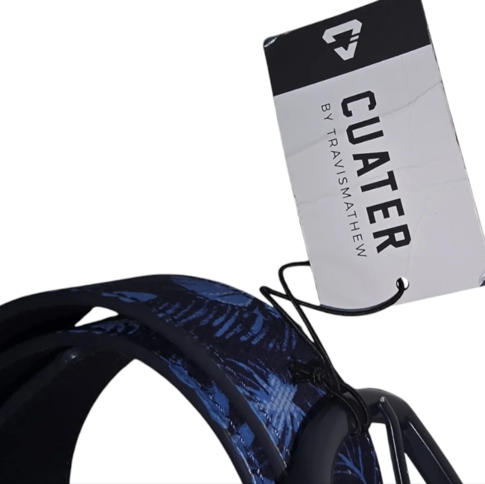 Travis Mathew Cuater Tonal Blue Tropical Golf Belt‎ Size 30 New